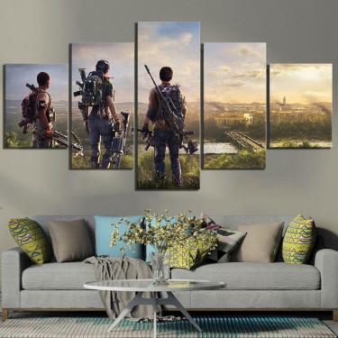 Imagem de Quadro Decorativos Jogos com 5 peças 130x65 1 m12