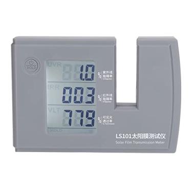 Imagem de 3 Bandas Medidor de Transmissão de Filme Solar Infravermelho Ultravioleta Rejeição Tester Detector Visual de Luz Medidor Solar Tester Medidor de Espectro Testador de Vidro Filmado Portátil