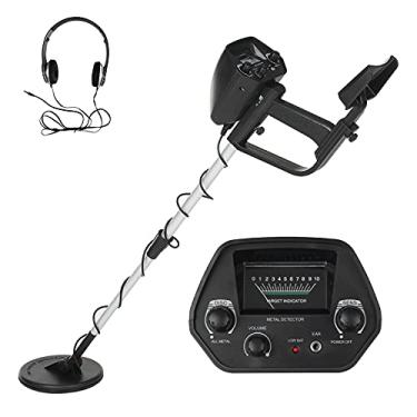 Imagem de Tingpai Detector de metais subterrâ portátil e leve detector de metais subterrâ alarme sonoro MD4030 sem bateria enviado com fones de ouvido