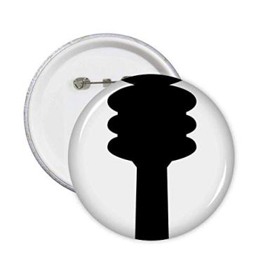 Imagem de Berliner Alemanha Fernsehturm alfinetes de ponto de referência emblema botão de decoração acessório 5 peças