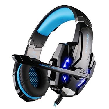 Imagem de PAPAPI KOTION CADA G9000 3.5mm Gaming Headphone Over Ear Game Headset Cancelamento de ruído Fone de ouvido com microfone LED Controle de volume de luz para PS4 Laptop Tablet Telefones celulares PC de