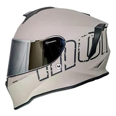 Imagem de Capacete Moto Feminino Mormaii M1 Titanium Fosco + Narigueira Numero 60