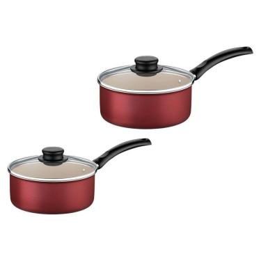 Imagem de Kit Com 2 Panelas Antiaderente Turim 16Cm E 18Cm Tramontina