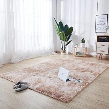 Imagem de jia cool, Tapetes super macios e modernos, tapetes sedosos, macios, para sala de estar, tapetes antiderrapantes para quarto de crianças, tapetes para sala de estar, corredor, decoração de quarto (bege, 50 x 200 cm