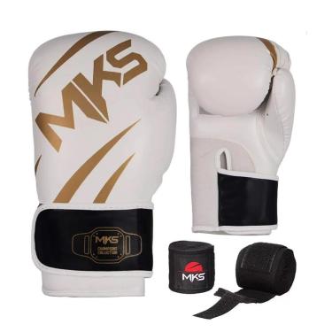 Imagem de Kit de Boxe Luva + Bandagem MKS New Champion-Unissex