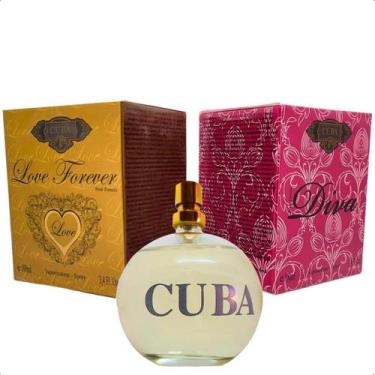 Imagem de Perfume Feminino Cuba Diva + Cuba Love Forever 100 Ml - Cuba Paris