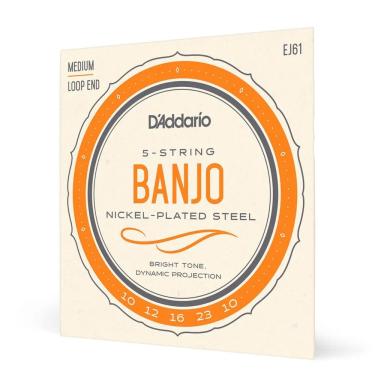 Imagem de Encordoamento Para Banjo D`addario Nickel 5c EJ61
