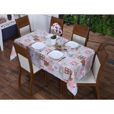 Imagem de Toalha de Mesa 10 Lugares 3,00 x 1,40 Cozinha Copa Sala de Jantar Oxfo