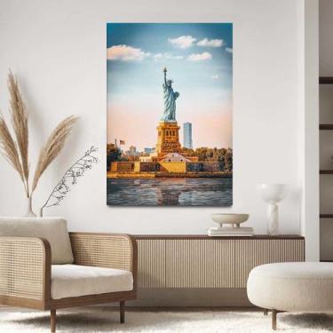 Imagem de Quadro Decorativo Para Sala Quarto  Hall Tela vertical Grande Estátua 