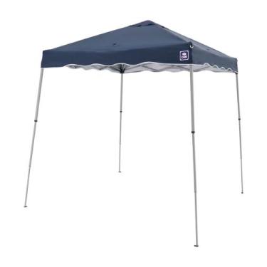 Imagem de Tenda Gazebo Dobrável 2,4m x 2,4m Poliéster Azul Bel, 2,4m x 2,4m