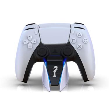 Imagem de Carregador Duplo Controle Compatível Playstation 5 Dualsense Kingster