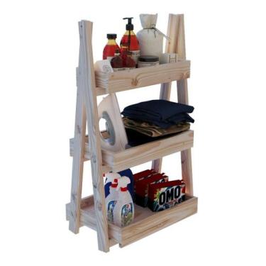 Imagem de Mesa Suporte Apoio Nicho P Toalete Com Prateleiras - Technox