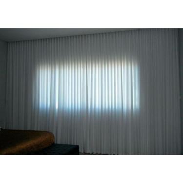 Imagem de Cortina Seda Amassada Dublin 4mx2,80m Sem Forro Para Varão com ILHOS -