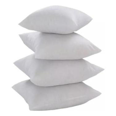 Imagem de Kit Com 4 Refil Enchimento Almofada Refil 45x45 Silicone - ThamyBaby, 