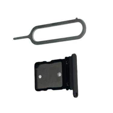 Imagem de zhxchzhi Suporte para bandeja de cartão SIM OEM + pino de substituição para Google Pixel Fold G9FPL preto
