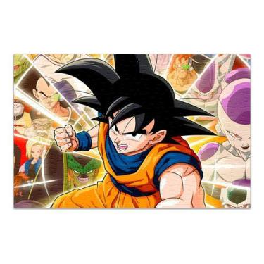 Imagem de Quebra-cabeça Dragon Ball Z Personalizado 48 Peças - Pomps Geek