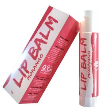 Imagem de Bálsamo Labial Vegano FPS 15 Vários Sabores - Rosa Dos Ventos, Morango