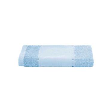 Imagem de Toalha de Rosto Felpuda P/ Pintar Multi Arte 50x80cm Dohler, Azul Clar