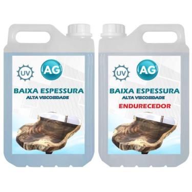 Imagem de Resina Epoxi Baixa Espessura Alta Viscosidade Ag 1Kg - Resinas Ag