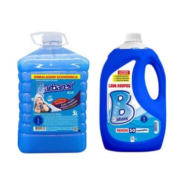 Imagem de Kit Amaciante Blue Pet + Lava Roupas Líquido Perfumado 5 Litros Prátic