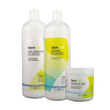 Imagem de DevaCurl No-Poo Decadence Kit Salão (3 Produtos)