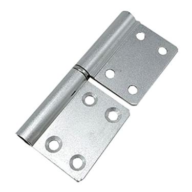 Imagem de Dobradiça de porta, dobradiças de armário, 10 peças/conjunto de dobradiças, dobradiças destacáveis de liga de alumínio, dobradiças de dobradiça de alumínio de 10 cm, eixos de porta