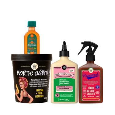Imagem de Kit Lola Morte Subita Masc + Densidade Acidificante + Rapunzel Tonico 