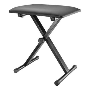 Imagem de Banqueta Para Teclado Piano Bt-90 Luminos Regulável 3 Níveis