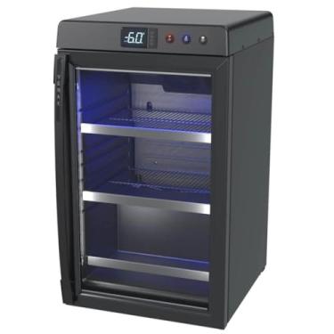 Imagem de Cervejeira Venax Craft Beer 100 Litros, Controlador Digital, 4 Receitas Programadas, Iluminação LED Azul e Branca, Porta de Vidro Duplo, 220V