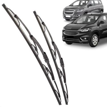 Imagem de Par Palheta Dianteira Limpadora De Para-Brisa Spin 2012 A 2024 De Ferro
