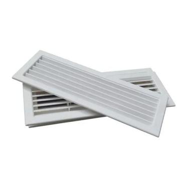 Imagem de Kit 4 Grades Ventilação 30x13cm Encaixe Exaustor Resistent - MARELAGO