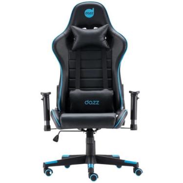 Imagem de Cadeira Gamer Prime-x V2 Preto/azul - DAZZ, Preto e Azul