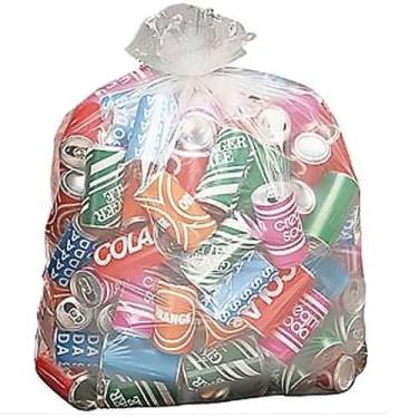 Imagem de Saco para Lixo 200L Transparente DUBONO pct c/100un 200x100 (90x115x0,