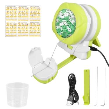 Imagem de Spinner elétrico de contas de argila, máquina giratória de contas eficiente, tigela elétrica de contas, economia de tempo, girador de contas de argila com 3 agulhas para fazer pulseiras, girar