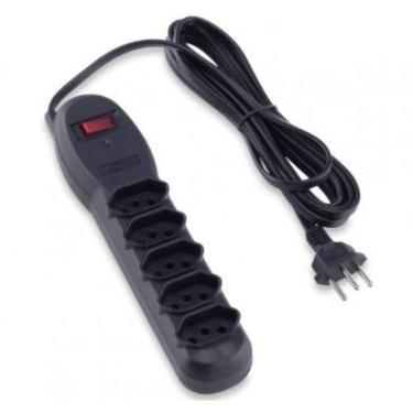 Imagem de Filtro De Linha 5 Tomadas Slim 3 Metros Force Line 0060500024