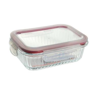 Imagem de Pote de Vidro 640ml Hermético Canelado  Código: 67753 - DUARTES