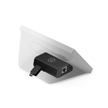 Imagem de Elgato Dock de rede para stream deck: adaptador Ethernet com fio, alimentação PoE ou USB, fácil configuração no dispositivo, montagens na mesa, parede ou suporte SDXL, para estúdio, transmissão
