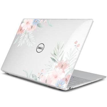 Imagem de Batianda Capa para laptop Dell XPS 13 2024 Copilot+ PC tela de 13,4 polegadas número do modelo 9345/9350, capa rígida ultrafina e leve resistente a arranhões com proteção profissional, flor fofa