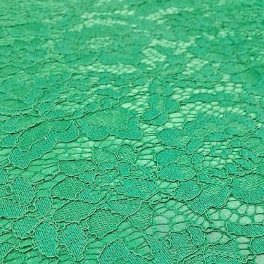 Imagem de Rolo 3 Metros Renda Suiça Forrada 95% Poliéster 5% Poliamida