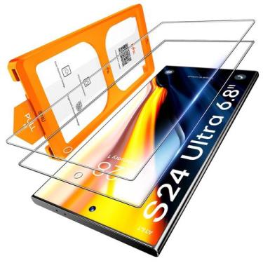 Imagem de Protetor de tela L K Galaxy S24 Ultra 6.8", pacote com 2 unidades, tem