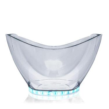 Imagem de Champanheira com LED - Acrílico Transparente 24x40cm