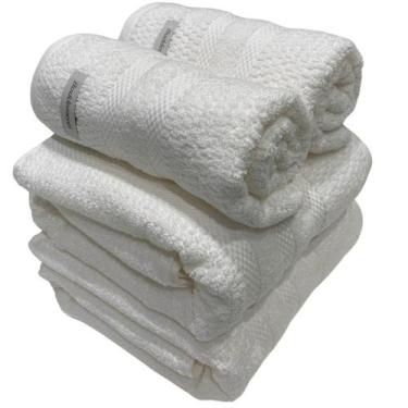 Imagem de Kit 4 Toalhas Buddemeyer Vanilla Extra Soft Branco  2 banho e 2 rosto
