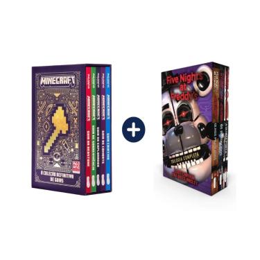 Imagem de Kit de Boxes: Minecraft: A Coleção Definitiva de Guias e Five Nights at Freddy's: Trilogia Completa