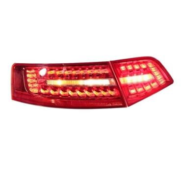 Imagem de Luzes traseiras compatíveis para A6 C6 S6 Quattro RS6 Saloon Sedan 2009 2010 2011 Lâmpada traseira Luz de ré Luz de freio de parada Luz de pisca-pisca(Left side)