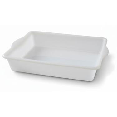 Imagem de Bandeja Plástica Multiuso 4,8 Litros Retangular Branca Reforçada Para Carnes Legumes Frutas e Alimentos em Geral (1)