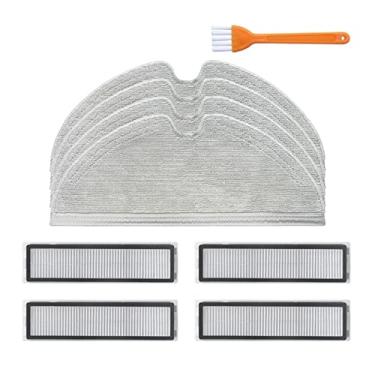 Imagem de Main/Side Brush Mop Cloth Hepa Filter Compatible With XiaoMi Dreame D9 & Bot L10 Pro Trouver Robot LDS Vacuum-Mop Finder Spare Parts(Plum)