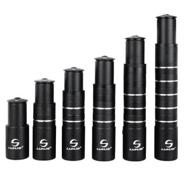 Imagem de Extensor Elevador de Vástago de Bicicleta LUNJE - Vástago Elevador de Bicicleta para Eixo de 28,6mm | T6-AL para MTB, Bicicleta de Montanha, Bicicleta de Estrada, BMX | Leve e Fácil de Instalar -115mm