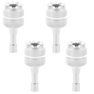 Imagem de NICECRAFT 4 Pcs Aluminum Alloy Remote Controller Sticks Joystick for DJI RC/RC2 for Mini 3/Mini 3 Pro/Mini 4 Pro/Air 3/3S/Air 2S/Neo/Mavic 4 Pro/Mavic 3/Mavic 3 Pro/Mavic 3 Drone Replacement (Silver)