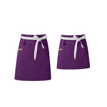 Imagem de Avental de Cintura Roxo Açai Cafeteria Sorveteria SPA 2un