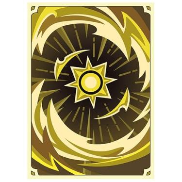 Imagem de Fantasy North - Leve - Elements Series II - 100 capas de cartas TCG foscas texturizadas - Serve para Pokémon Magic MTG Commander e outros jogos de cartas - Capas de cartas